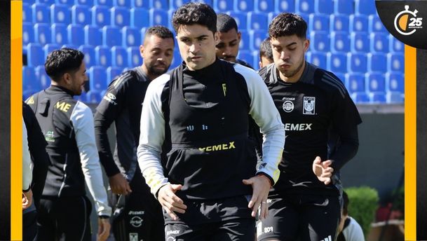 El Tanque Ibáñez trabaja para hacer goles. (Foto: Tigres)