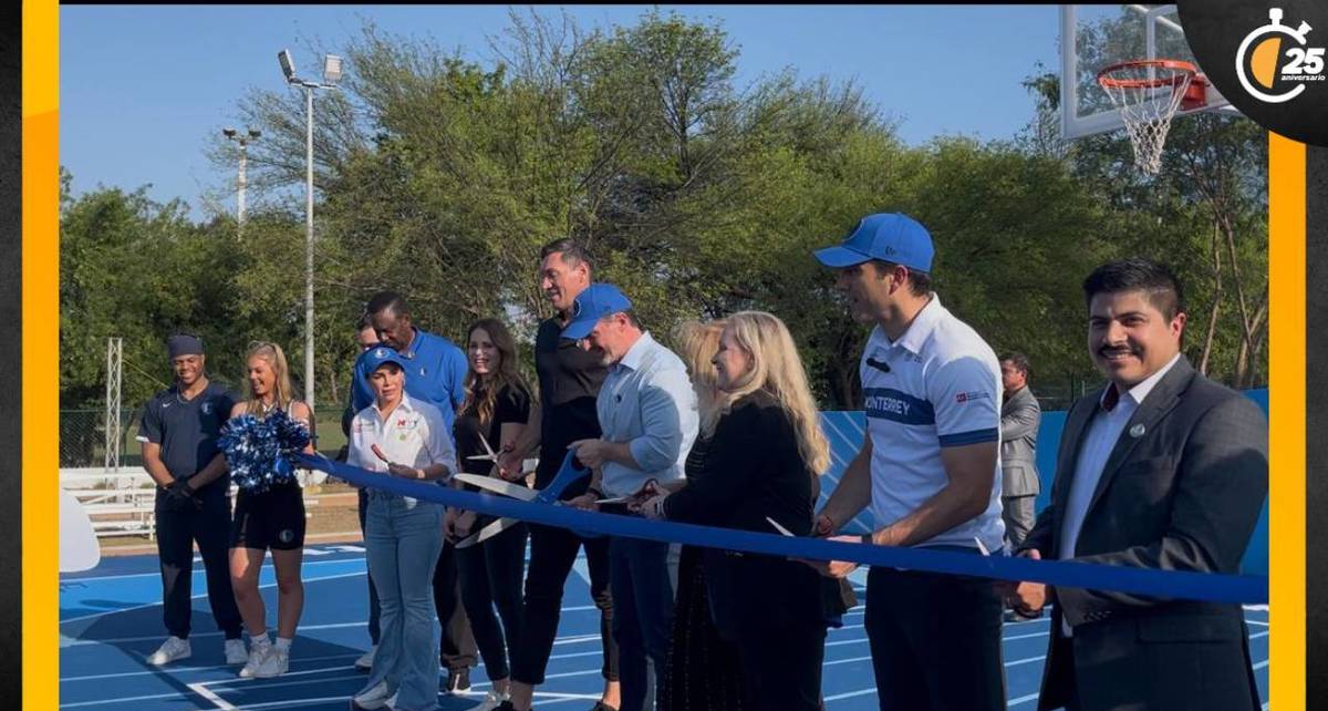La cancha que inauguraron los Mavs está espectacular (Cortesía)