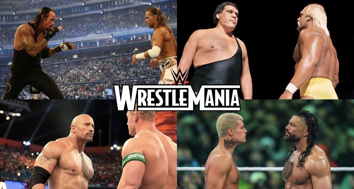 Las mejores luchas en cuatro décadas de WrestleMania, de acuerdo a WWE. (FOTO): Especial.