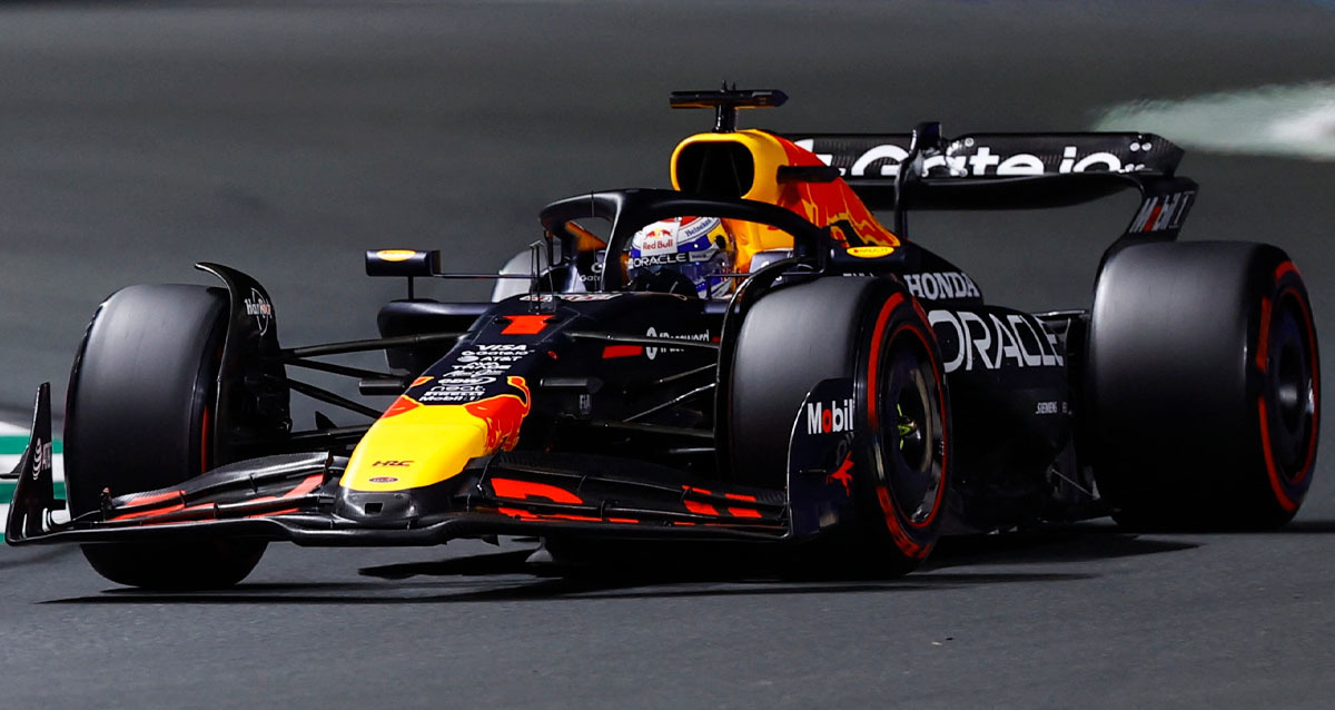 Verstappen superó por 10 milésimas a Oscar Piastri. (Foto: Reuters)