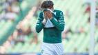 Muñoz se lamenta tras la derrota de Santos (Imago7)