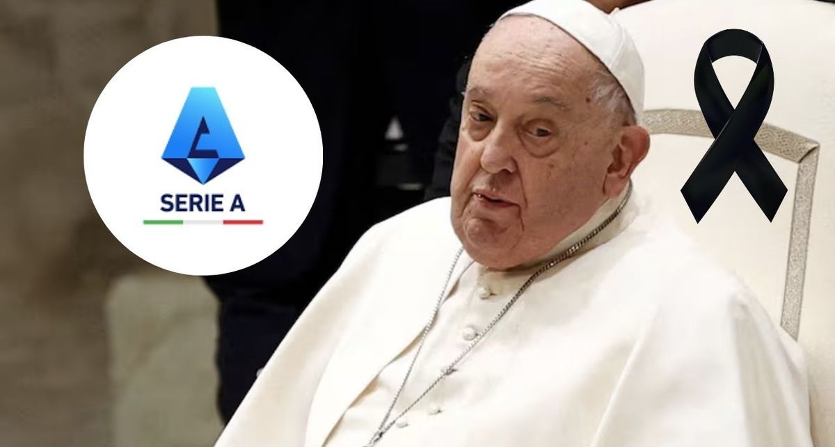 Falleció el Papa Francisco a los 88 años: Serie A suspenderá los últimos juegos de la Jornada 33. (FOTO): Especial.