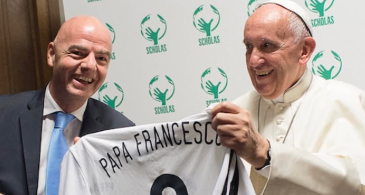 Gianni Infantino, presidente de la FIFA, lamentó la muerte del papa Francisco (IG @gianni_infantino)