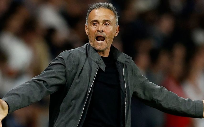 Luis Enrique con el PSG (Reuters)