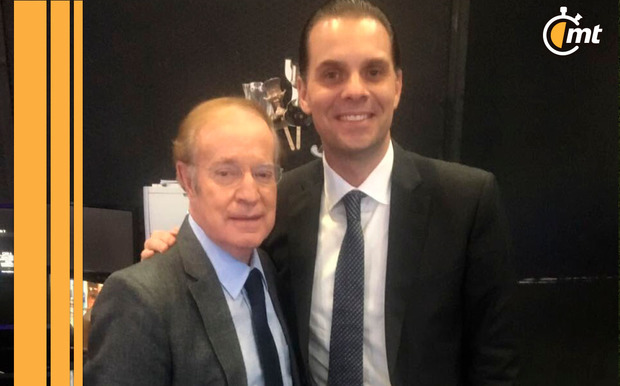 Martinoli, eterno agradecido con José Ramón Fernández. (Foto: @martinolimx)