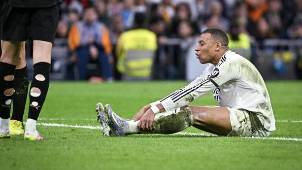 Real Madrid no podrá contar con Kylian Mbappé (AFP)