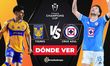 Consulta la previa de Tigres vs Cruz Azul para ver EN VIVO Semifinal Ida CONCACAF Champions Cup 2025. Diseño: Karla Rodríguez