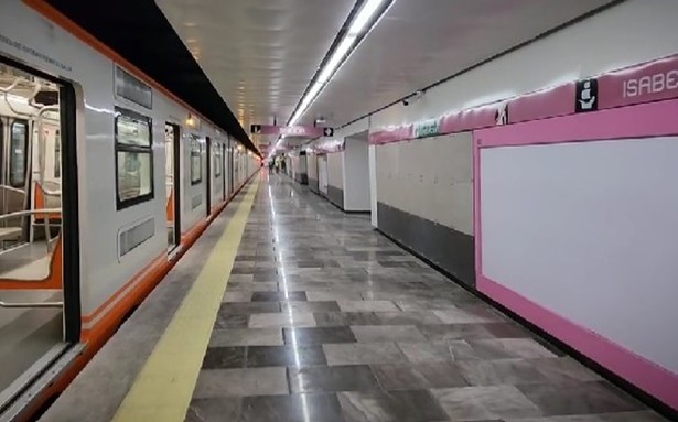 Línea 1 del metro (Foto: @@MetroCDMX)