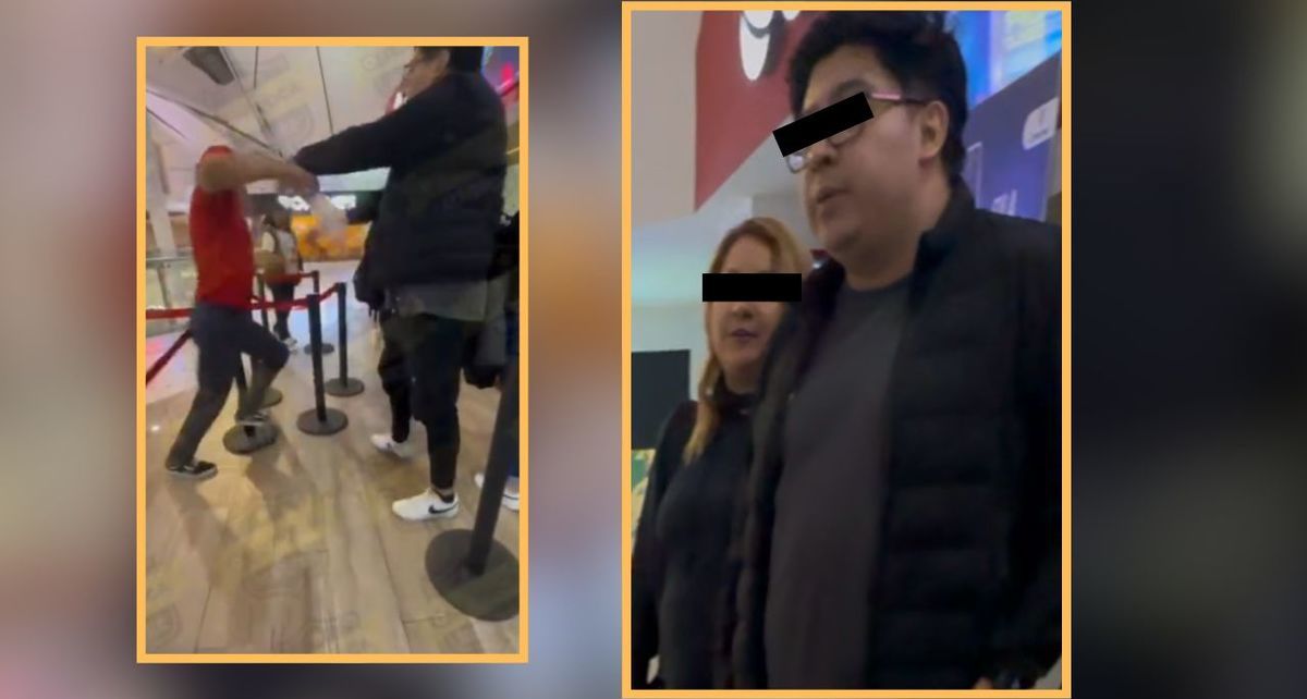 Redes explotan contra Lord Migajero por agredir a trabajador de Cinemex.