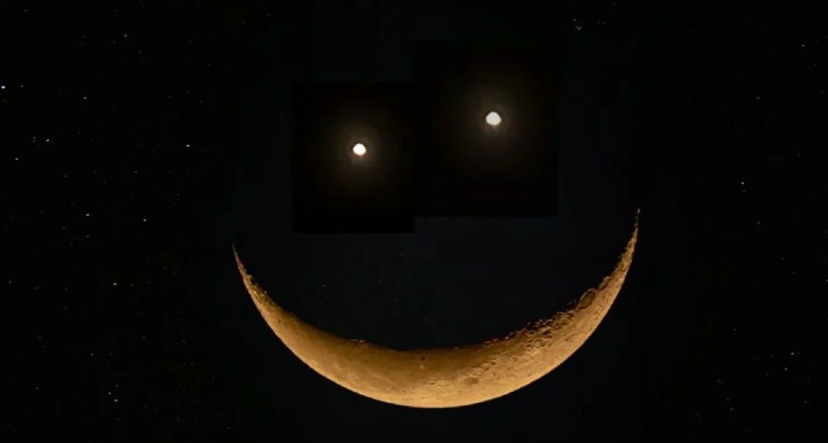 ¿A qué hora se podrá ver la Luna cara sonriente en México?