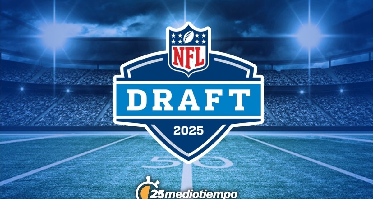 Conoce todos los detalles del Draft de la NFL 2025 para verlo EN VIVO.
