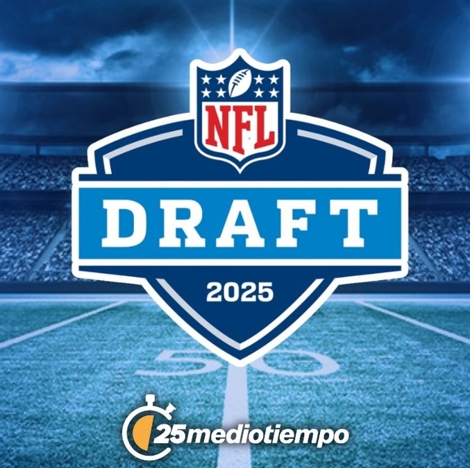 Conoce todos los detalles del Draft de la NFL 2025 para verlo EN VIVO.