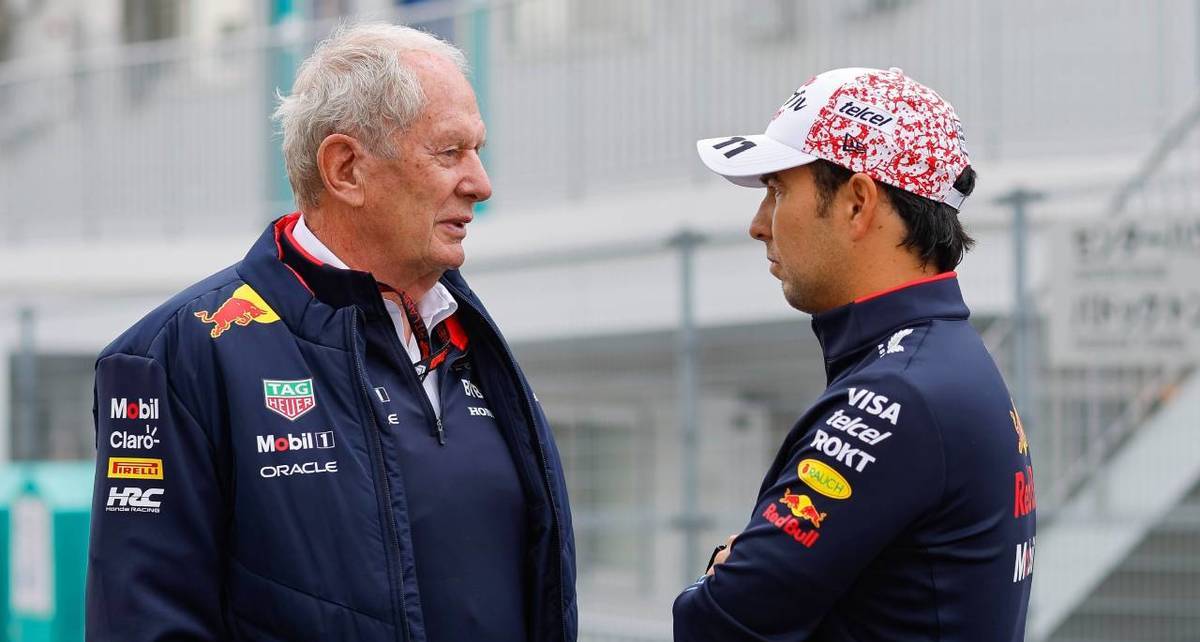 Helmut Marko nuevamente lanza indirecta a Checo Pérez (Mexsport)