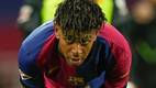 Lamine Yamal en un juego con Barcelona (EFE)