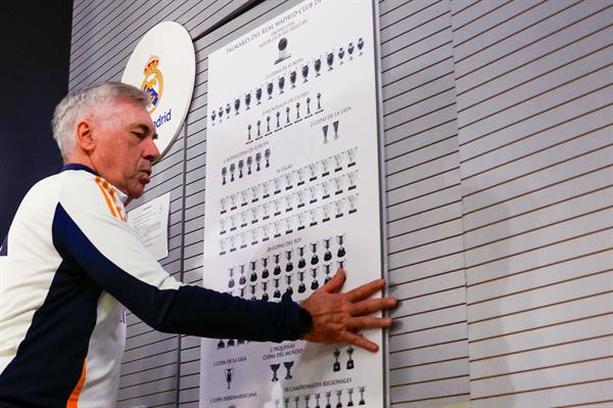 Carlo Ancelotti y el palmarés del Real Madrid (EFE)