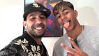 Mounir Nasraoui junto a Lamine Yamal (Instagram)