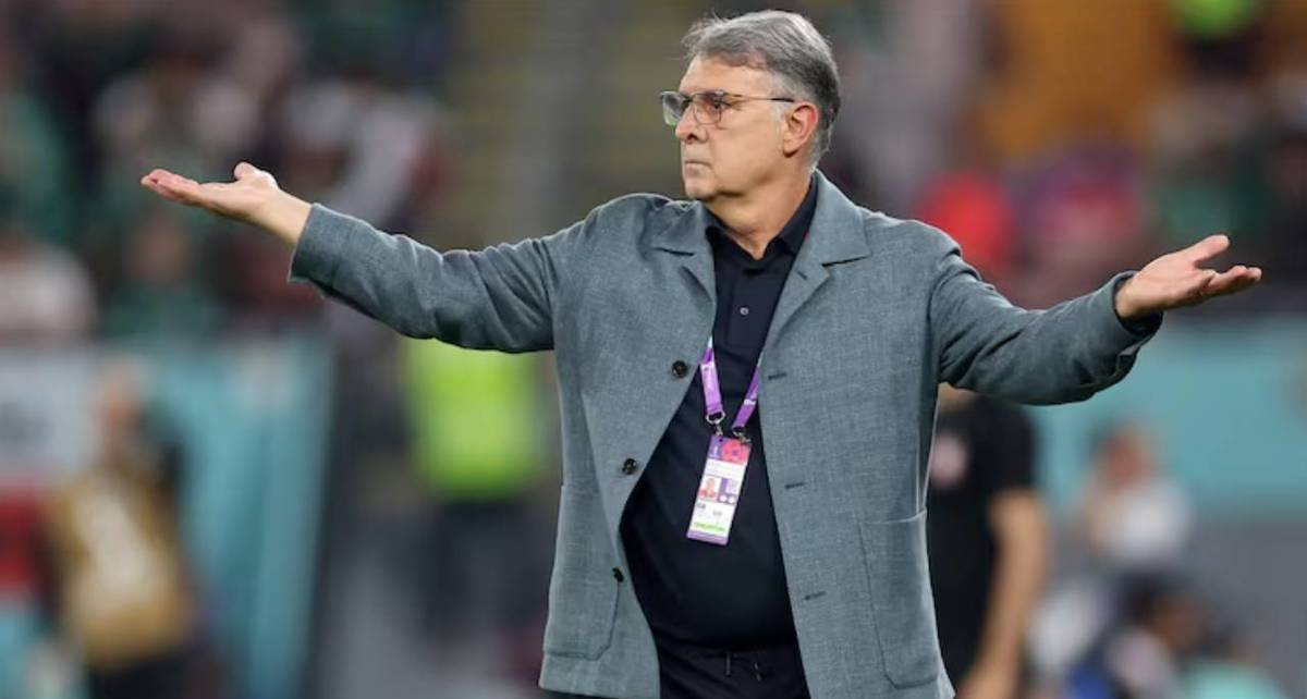 Tata Martino, durante un partido del Tri (Reuters)