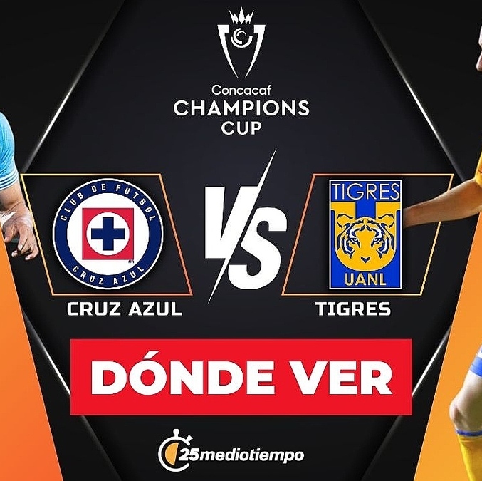 Consulta la previa de Cruz Azul vs Tigres para ver EN VIVO Semifinal Vuelta Concacaf Champions Cup. Diseño: Karla Rodríguez