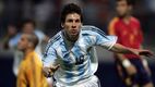 Lionel Messi con la selección de Argentina en 2005 (AFP)