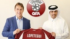 Julen Lopetegui fue anunciado como DT de la selección Qatar (X @QFA_EN)