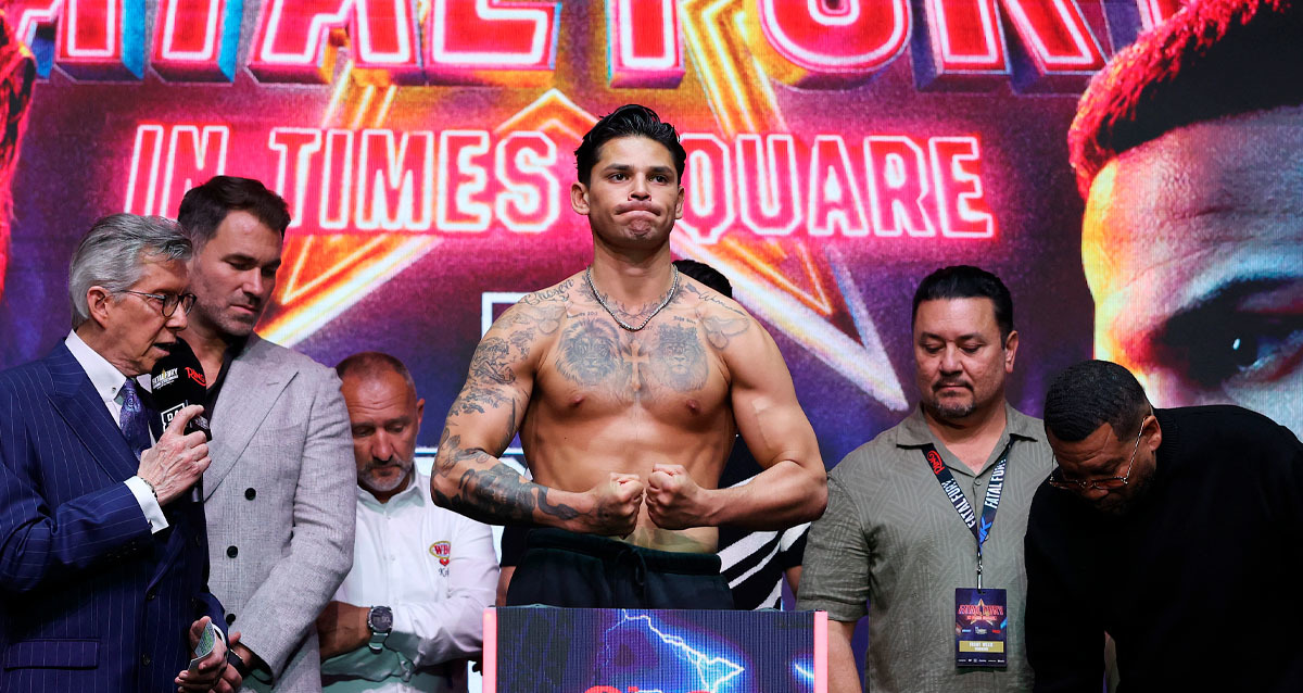 Ryan García, listo para volver en grande. (Foto: AFP)