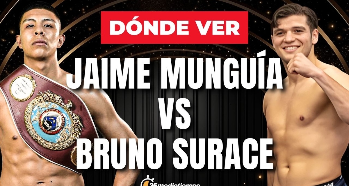 Consulta la previa de Jaime Munguía vs. Bruno Surace para ver EN VIVO pelea de box HOY.