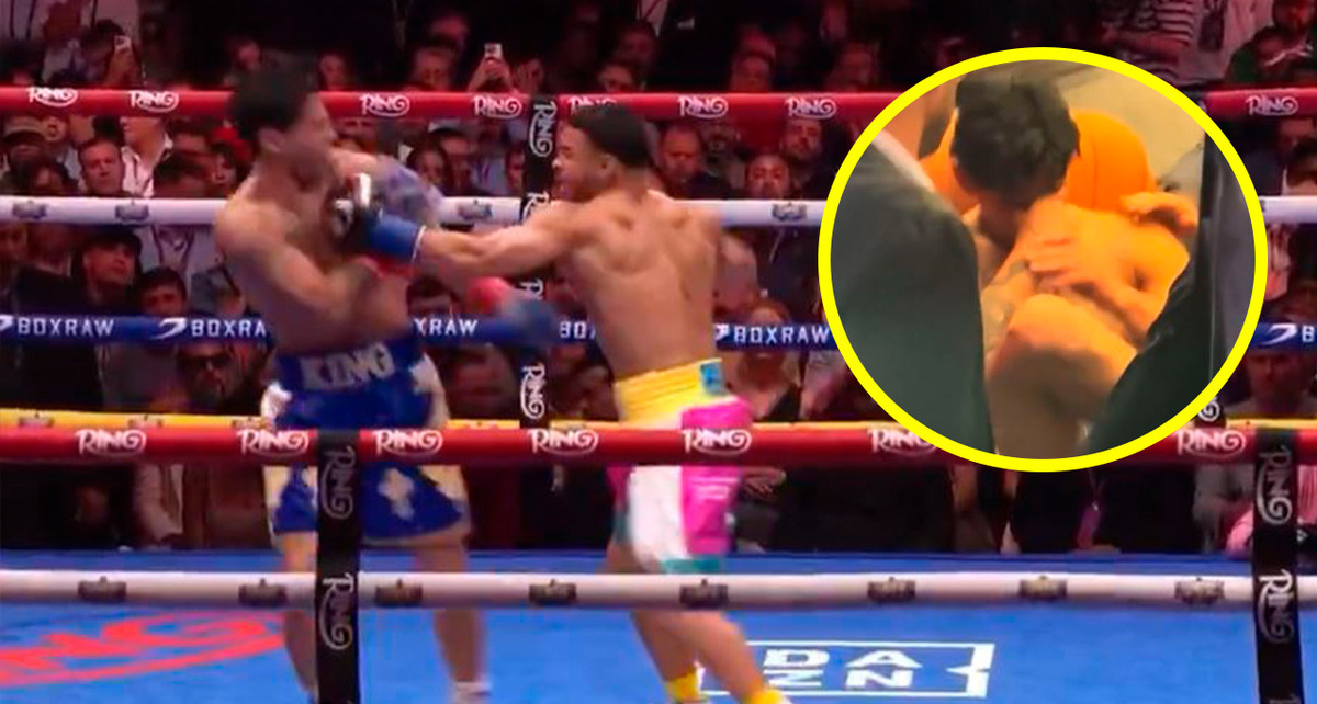 Ryan García perdió ante Rolly Romero en su regreso al ring en Nueva York (Captura X)