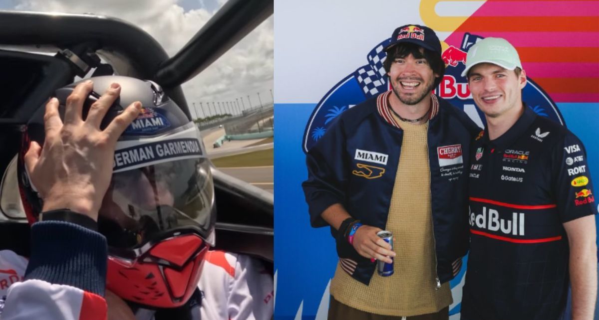 ¿Por qué Germán Garmendia se subió al monoplaza de Verstappen? | Foto: Instagram
