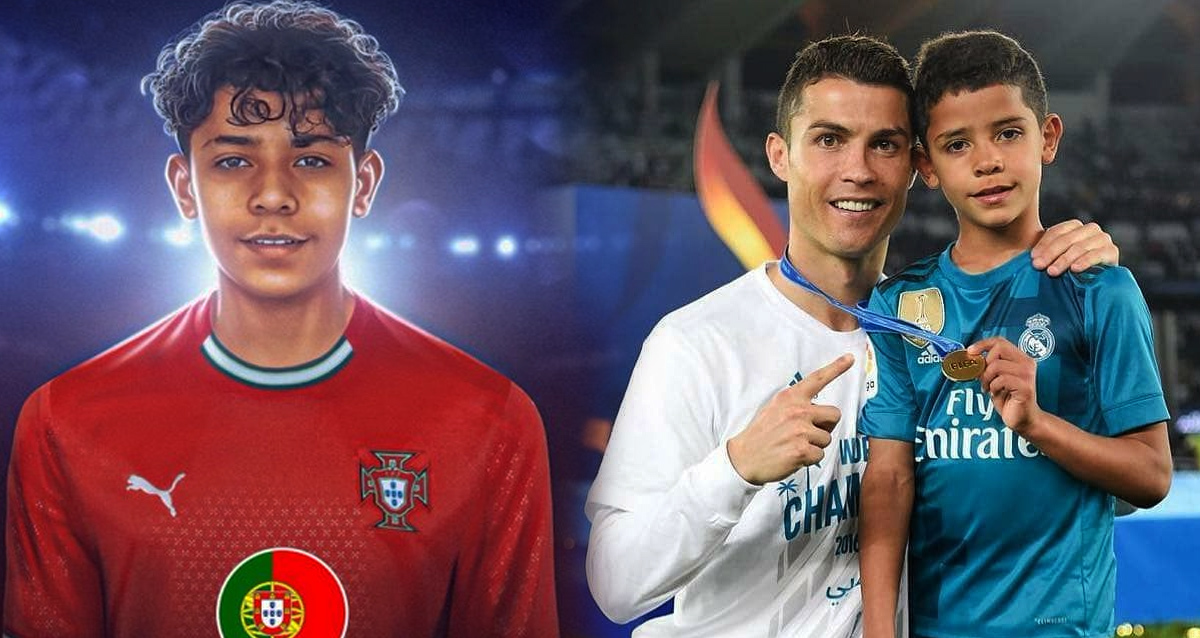 El hijo de CR7 ahora será internacional con Portugal.