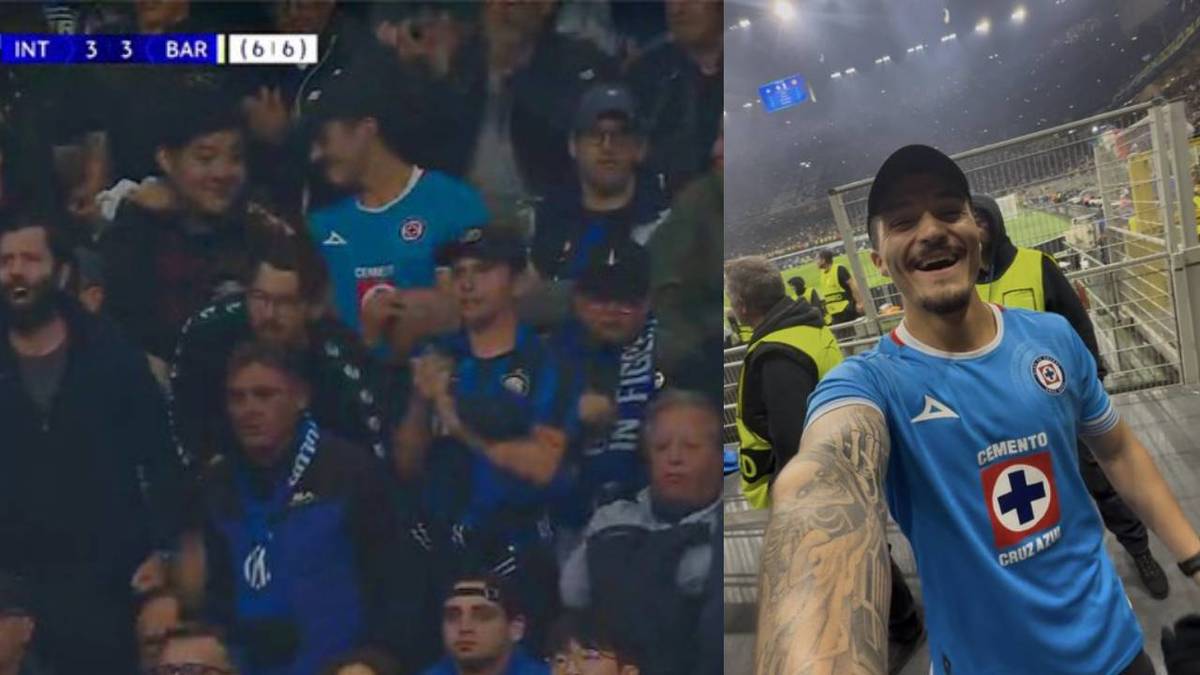 Fan de Cruz Azul se hizo viral en la Champions; ya lo encontraron