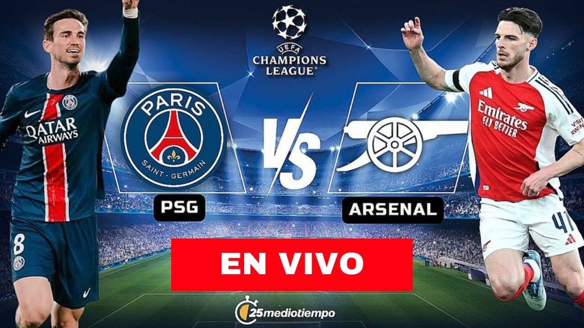 PSG vs Arsenal: dónde y a qué hora ver EN VIVO Vuelta Champions League