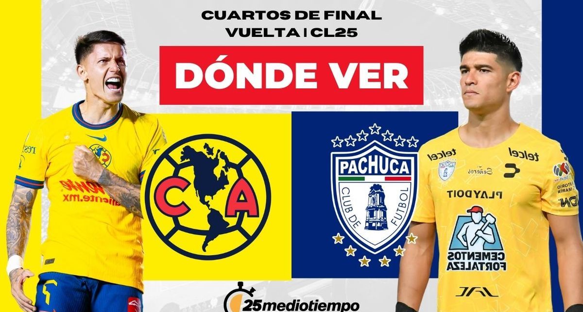 América vs Pachuca EN VIVO. Transmisión Cuartos de Final VUELTA Liga MX (FOTO: Especial)