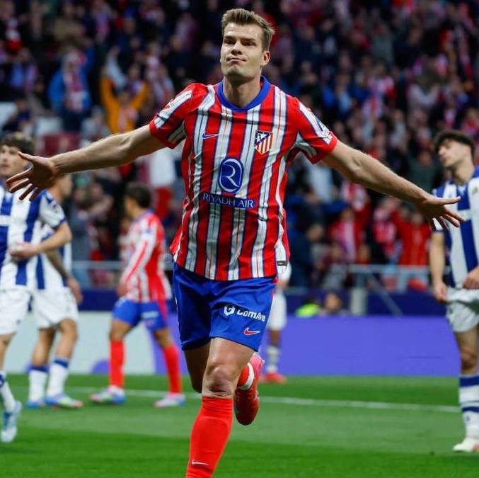 Alexander Sorloth vivió una noche mágica (EFE)