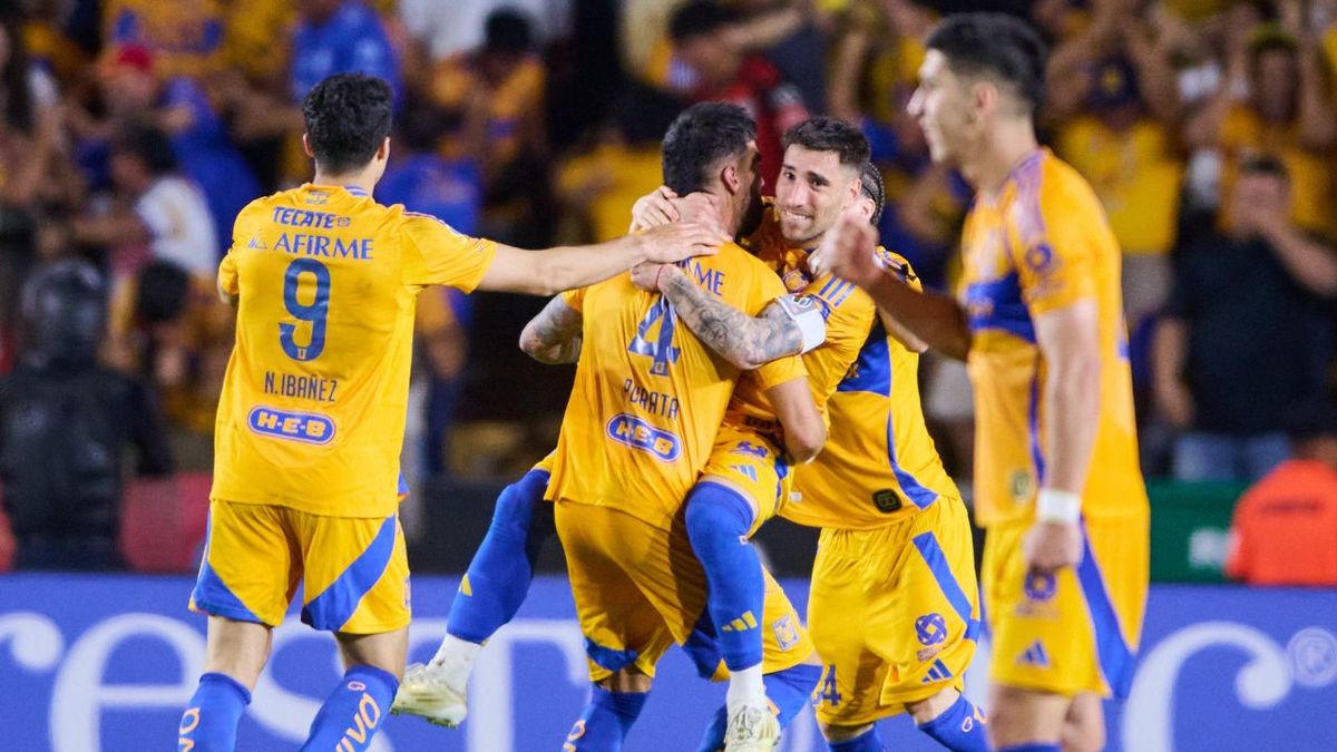 Resumen del partido Tigres vs Necaxa (2-2). GOLES