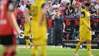 Xabi Alonso dirigió su último partido en la Bay Arena (AFP)