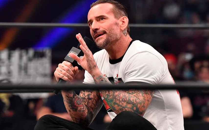 CM Punk regresó a la lucha libre tras siete años de retiro en el 2021. (Foto de AEW)