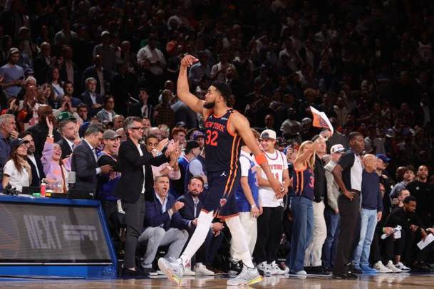 Los Knicks vivieron una jornada de ensueño ante su gente (AFP)