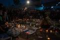 Protesta en las afueras del Parque Bicentenario por la muerte de dos periodistas en el Festival Ceremonia (Especial)