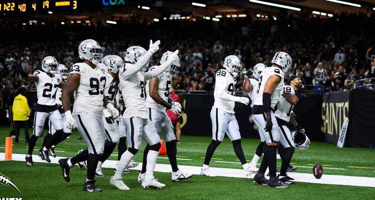 Los Raiders ya conocen su calendario para la próxima temporada (@Raiders)