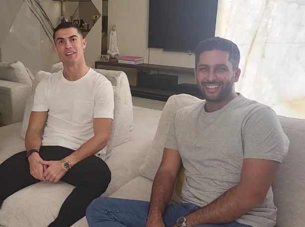 CR7 junto al dueño del Almería.