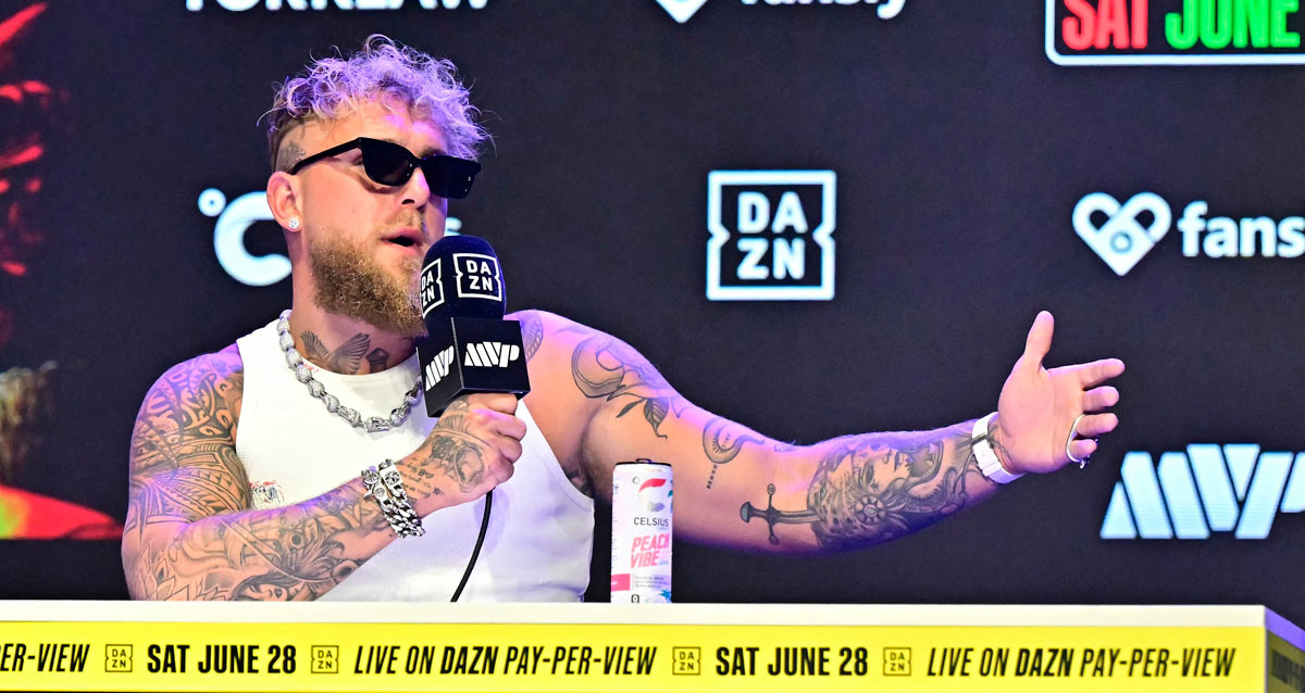 Jake Paul aún quiere pelear con Canelo Álvarez. (Foto: AFP)