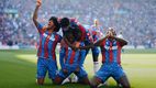 Crystal Palace en festejo de su gol ante Manchester City (X)