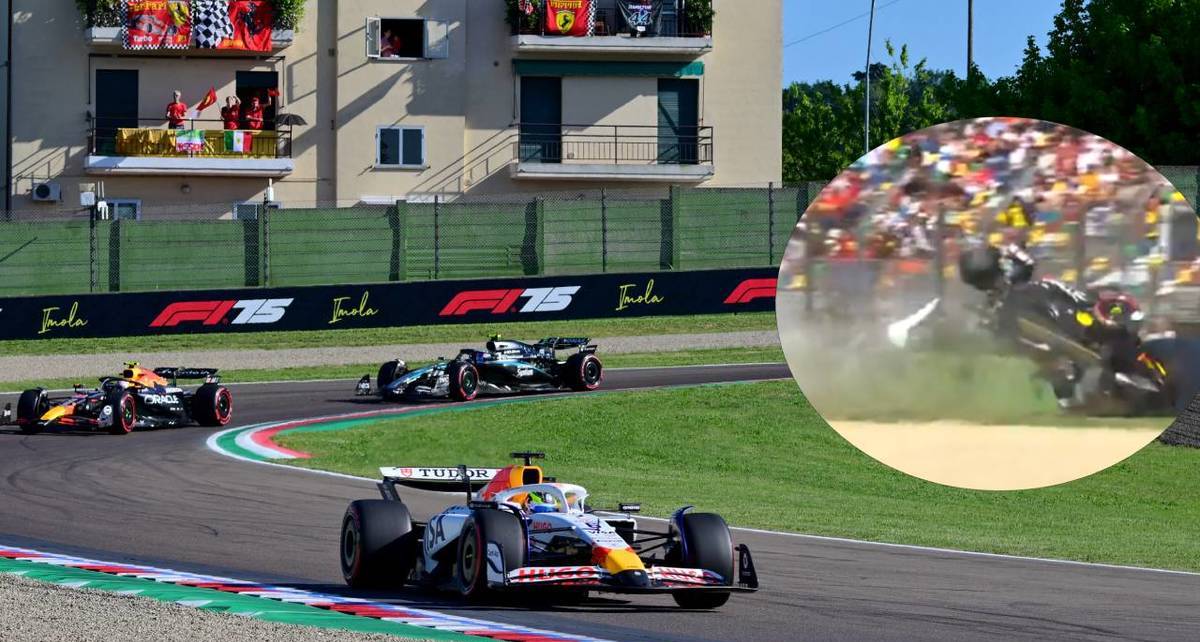 Yuki Tsunoda conmocionó a todos los presentes (AFP)