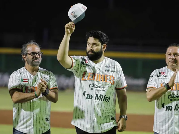 Erick Arellano de la Directiva de Leones de Yucatán. (Foto: Leones de Yucatán)