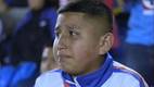Niño aficionado de Cruz Azul en las Semifinales ante América (Captura)