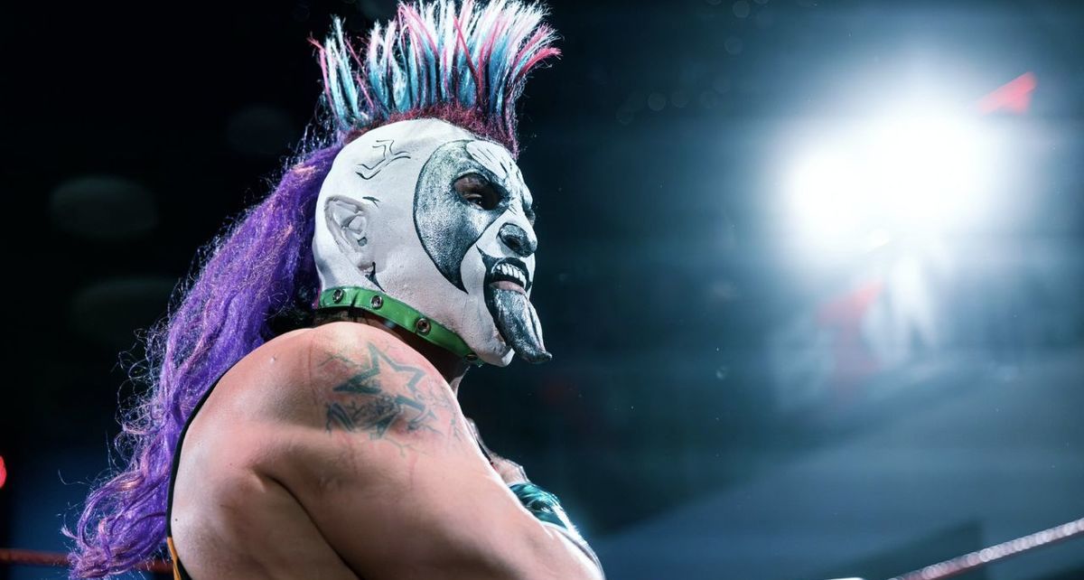 ¿A qué luchador de WWE le gustaría enfrentarse Psycho Clown? Esto dijo el enmascarado. (FOTO): @Psychooriginal (X).