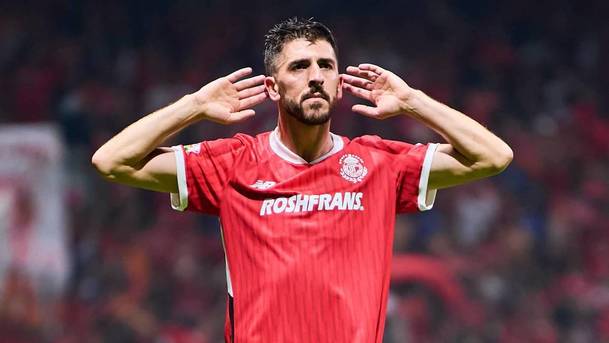 Paulinho hizo el tanto que le dio el pase a semis al Toluca (Mexsport)