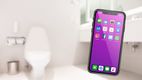 Esta es la razón por la no deberías usar tu teléfono mientras vas al baño. Foto: Freepik