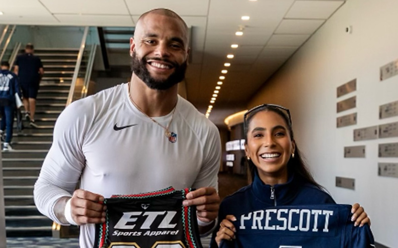 Prescott habló maravillas de Diana Flores. (Foto: Instagram @DianaFlres33)