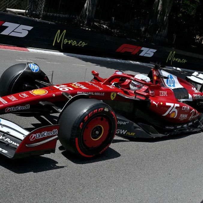 Charles Leclerc en el GP de Mónaco 2025 (AFP)